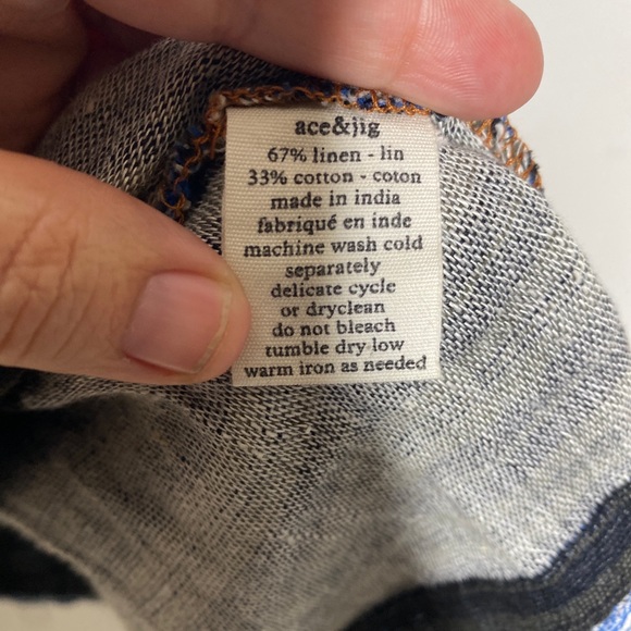 Ace & Jig Linen Blend Wrap Dress Womens Size Small - Picture 6 of 10